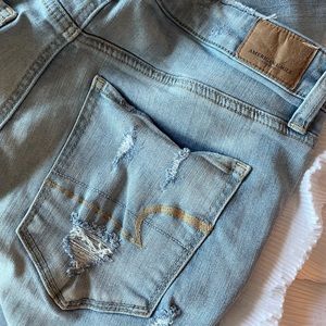 American Eagle Skinny Light Wash Jeans